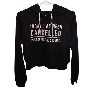 Bluenotes cropped hoodie